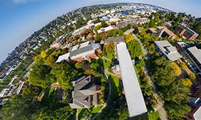 a 360 degree look at 西雅图 Pacific University's campus